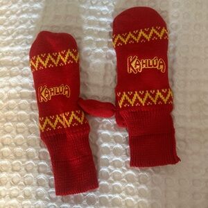 Kahlua Red and Yellow Mittens